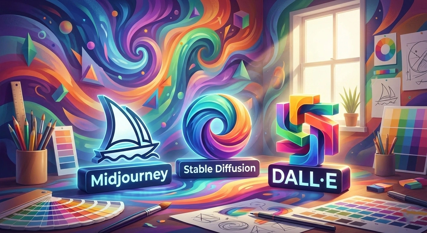 تفاوت Midjourney، Stable Diffusion و DALL·E چیست؟